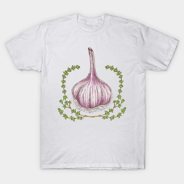 Garlic Geraldic T-Shirt by deepfuze